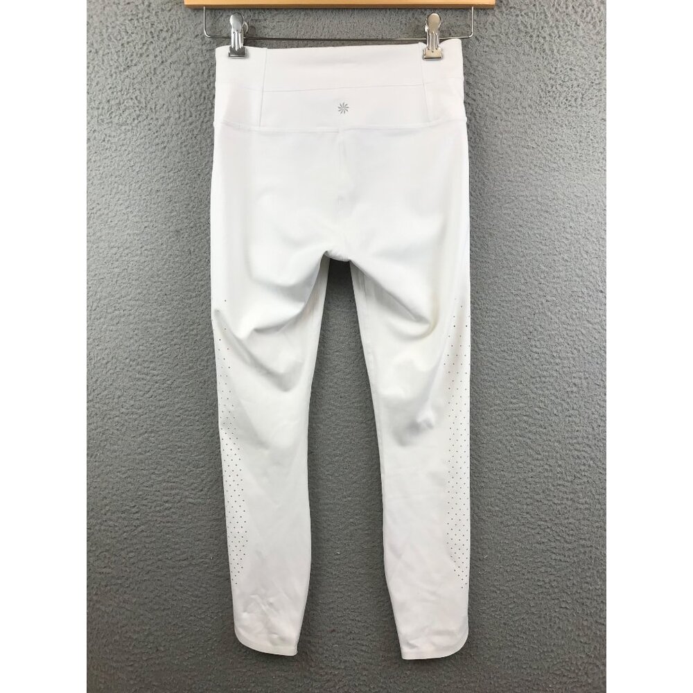 White Athleta 3/4 Length Leggings Womens S - Picture 2 of 11
